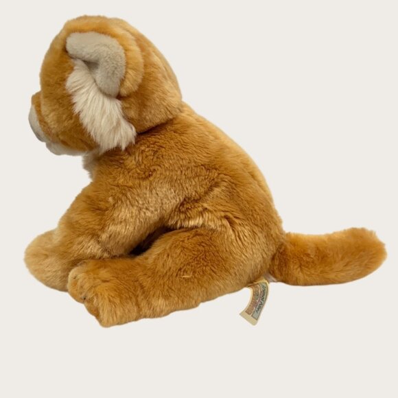 Vintage 2000 Animal Alley Toys R Us Lion Cub Plush Toy 10" Soft Stuffed Animal - Picture 4 of 7